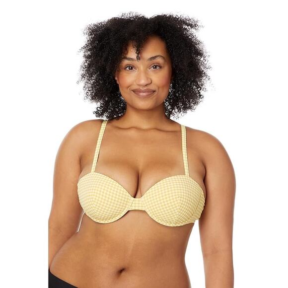 Madewell Balconette Bikini Top – Chamomile Tea Seersucker – Small – NWT - Picture 7 of 10